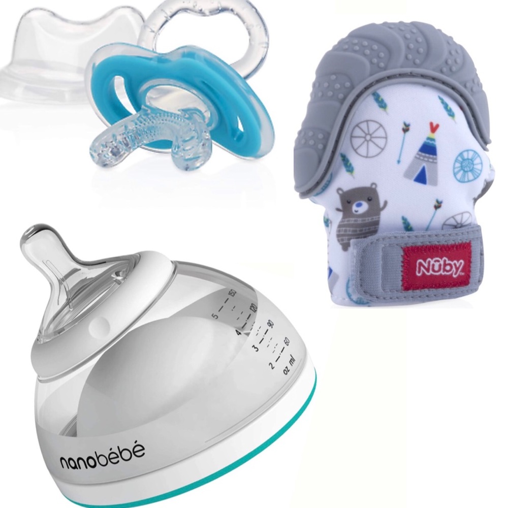 Nuby Teether Nanobebe Lot